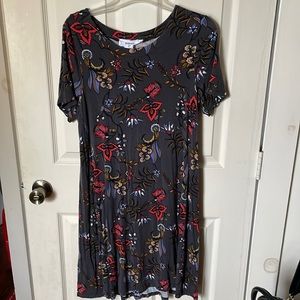 Workshop Floral Short Sleeve Dress